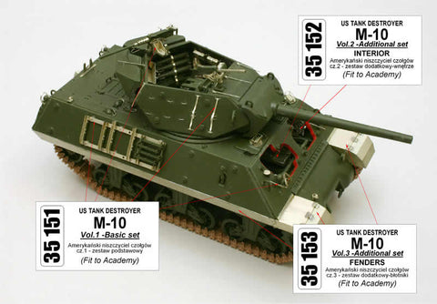 アベール 35151 1/35 アメリカ M10駆逐戦車Vol.1基本パーツ(アカデミー)