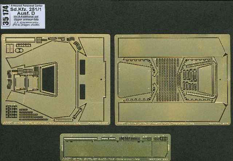 アベール 35174 1/35 ドイツ Sdkfz.251/1D型兵員輸送車Vol.8後期型上部装甲(ドラゴン用)