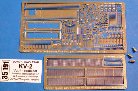 アベール 35191 1/35 ロシア KV2重戦車Vol.1基本セット(トランペッター用)