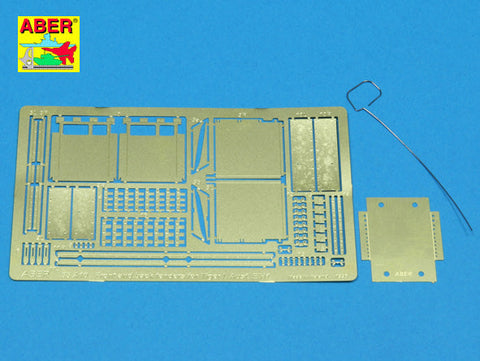 アベール 35A010 1/35 ドイツ タイガーI戦車前後フェンダー(全キット用)