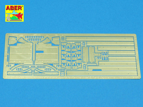 アベール 35A024 1/35 ドイツ パンサーG・ヤークトパンサー前部フェンダー+サイドサポート(全キット用)
