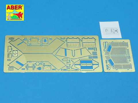 アベール 35A033 1/35 ドイツ Sdkfz140/1,Sdkfz234/1偵察装甲車砲塔パーツ(イタレリ用)