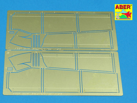 アベール 35A040 1/35 ドイツ キングタイガー サイドフェンダーパーツ(全キット用)