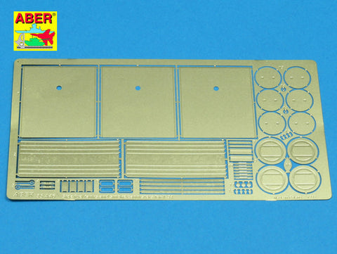 アベール 35A046 1/35 ロシア T34・JS戦車燃料タンクセット ホルダーパーツ付