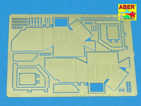 アベール 35A117 1/35 ドイツ パンサー・ヤークトパンサー後部雑具箱1944年4月生産型(全キット用)