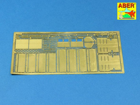 アベール 35A125 1/35 ドイツ タイガーI 型チェニジア フェンダー・排気管カバー(タミヤ/ライフィールドモデル用)