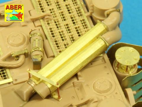 アベール 35A127 1/35 ドイツ タイガーI 初期型エアクリーナーチューブ(ドラゴン/ライフィールドモデル/タミヤ用)
