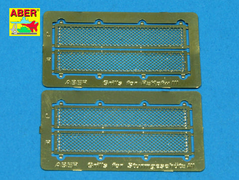 アベール 35G05 1/35 ドイツ III号・III突エンジングリル2両分(タミヤ用)