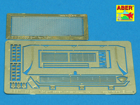 アベール 35G07 1/35 ロシア T34戦車エンジンメッシュ(ドラゴン用)