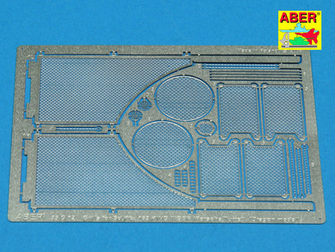 アベール 35G12 1/35 ドイツ キングタイガーポルシェ砲塔エンジングリル(ドラゴン用)