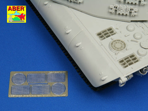 アベール 35G24 1/35 ドイツ E100超重戦車エンジングリル(トランペッター用)