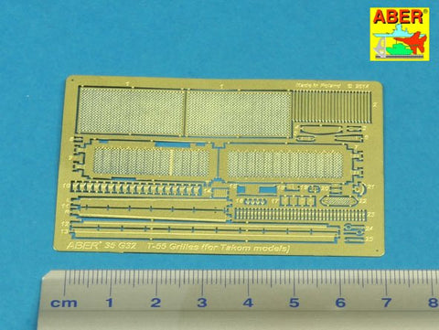 アベール 35G32 1/35 ロシア T55AM用エンジングリル(タコム用)
