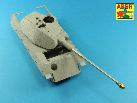アベール 35L215 1/35 キングタイガー ポルシェ砲塔 後期型8.8cm Kw.K43 (L/71)砲身 (タコム用)