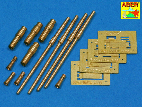 アベール 35L87 1/35 ドイツ 2cmL/65 四連装FlAK38対空機関砲砲身