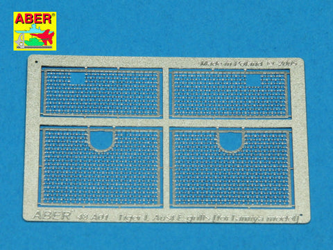 アベール 48A01 1/48 ドイツ タイガーI戦車用エンジングリル(タミヤ用)