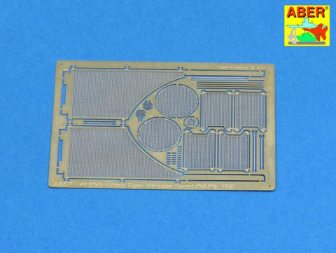 アベール 48A27 1/48 キングタイガー(ポルシェ砲塔)用グリル(タミヤ用)