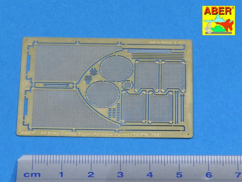 アベール 48A27 1/48 キングタイガー(ポルシェ砲塔)用グリル(タミヤ用)