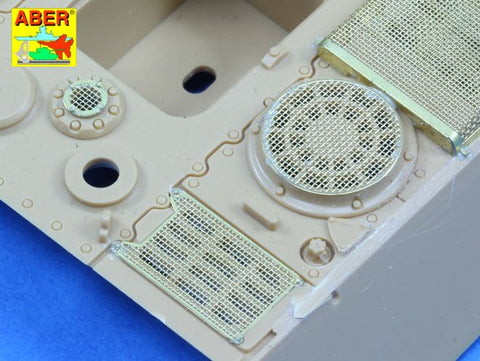 アベール 48A27 1/48 キングタイガー(ポルシェ砲塔)用グリル(タミヤ用)