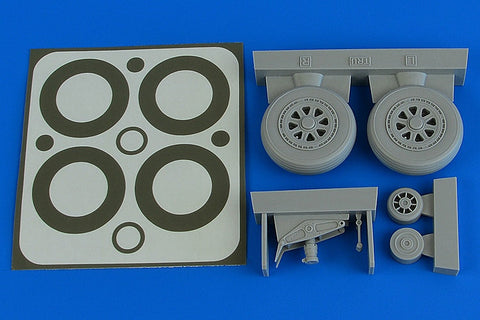 アイリス 2227 1/32 A-1H スカイレーダー ホイール 塗装マスクシール付 (TRUMPETER用)