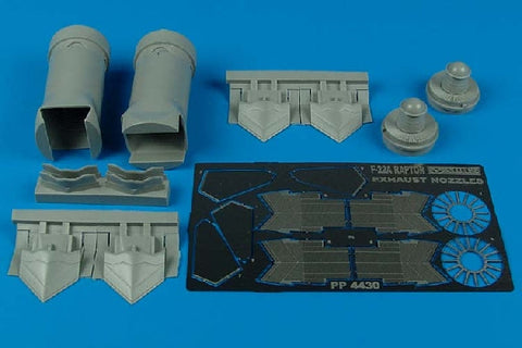 アイリス 4430 1/48 F-22A ラプター 排気ノズル(ACADEMY用)