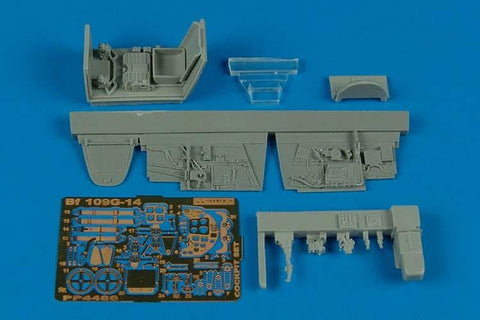 アイリス 4486 1/48 Bf109G-14 コクピットセット(ACADEMY用)