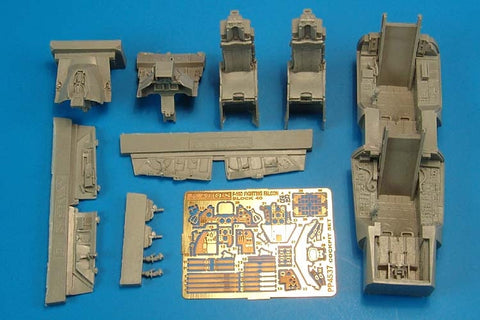 アイリス 4537 1/48 F-16D ブロック40 ファイティングファルコン コクピットセット(KINETIC用)