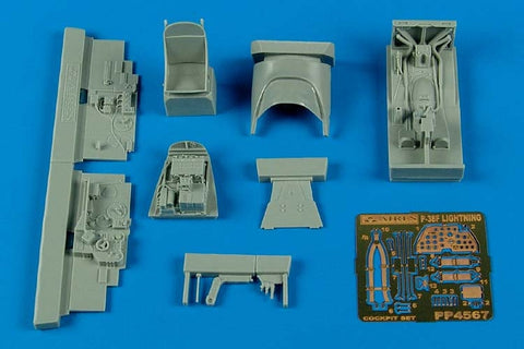 アイリス 4567 1/48 P-38F ライトニング コクピット(ACADEMY用)