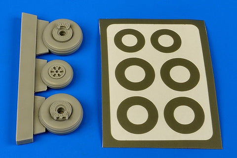 アイリス 4614 1/48 OV-1 モホーク ホイール&タイヤ(RODEN用)