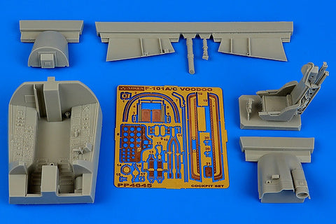 アイリス 4645 1/48 F-101A/C ブードゥー コクピットセット(KITTY HAWK用)