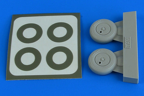 アイリス 4781 1/48 スピットファイア Mk.I ホイール カバー付 & 塗装マスクシール (TAMIYA用)