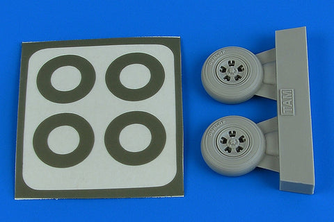 アイリス 4787 1/48 スピットファイア Mk.Iホイール(5本スポーク) ・ペイントマスク(タミヤ用)