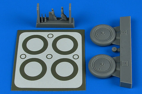 アイリス 4797 1/48 I-16 ホイール & 塗装マスクシール (ICM用)