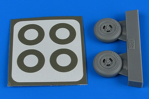 アイリス 4798 1/48 スピットファイア Mk.IX ホイール (3スポーク) & 塗装マスクシール (EDUARD用)