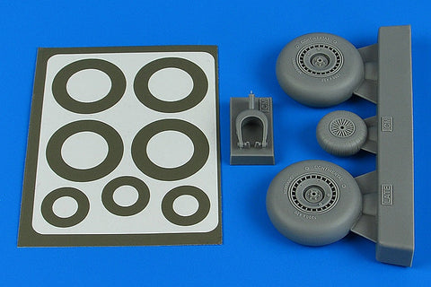 アイリス 4806 1/48 Do 217N ホイール & 塗装マスクシール - 後期 B (ICM用)