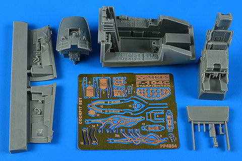 アイリス 4854 1/48 F-104Cスターファイター コクピットセット(キネティック用)