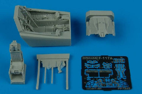 アイリス 7229 1/72 F-117A ナイトホーク コクピット(ACADEMY用)