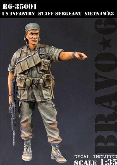 ブラボー6 35001 1/35 アメリカ 二等軍曹ベトナム'68