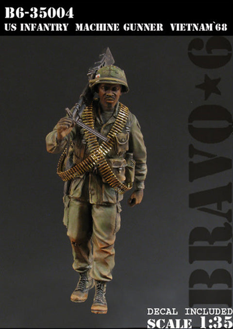 ブラボー6 35004 1/35 アメリカ 歩兵機関銃手ベトナム'68