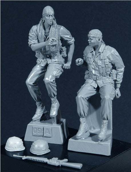 ブラボー6 35009 1/35 アメリカ 機械化部隊兵士(2) ベトナム'68(2体セット)