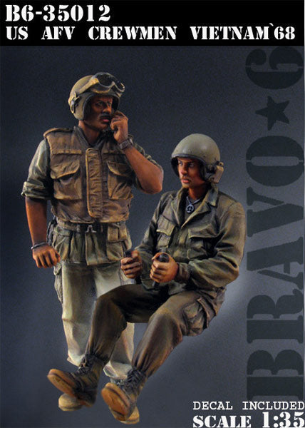 ブラボー6 35012 1/35 アメリカ AFVクルー(1) ベトナム'68(2体セット)
