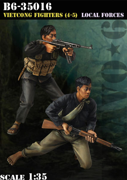 ブラボー6 35016 1/35 ベトコン兵士(4)(5)(2体セット)