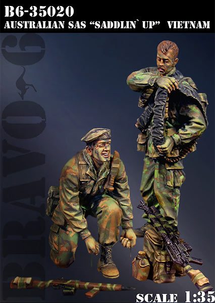 ブラボー6 35020 1/35 オーストラリア SAS "さあ行くぞ"ベトナム'68(2体セット)