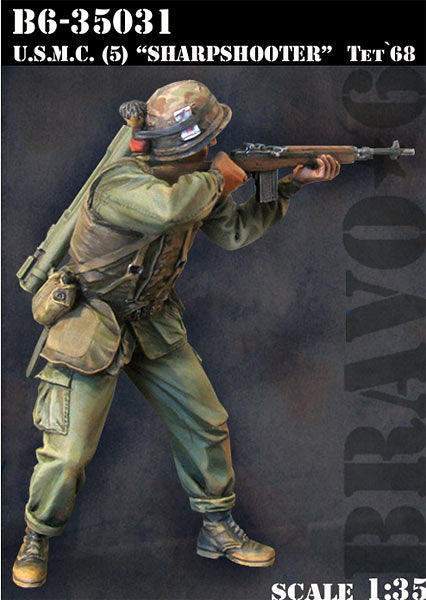ブラボー6 35031 1/35 アメリカ海兵隊(5)一級射手 テト攻勢'68