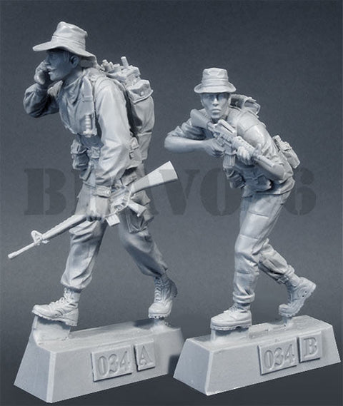 ブラボー6 35034 1/35 ネイビーシールズ(2)とベトナム人シールズ(2体セット)