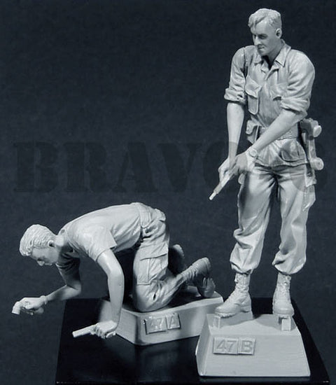 ブラボー6 35047 1/35 アメリカ “トンネルのベトコンをいぶり出せ”(2体セット)