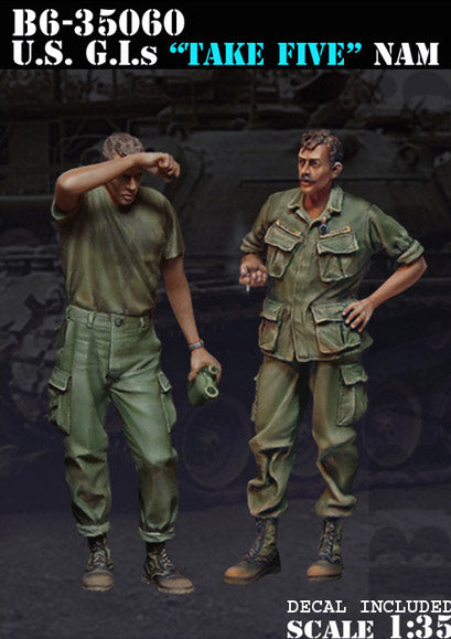 ブラボー6 35060 1/35 アメリカ 兵士ベトナム 小休止(2体セット)