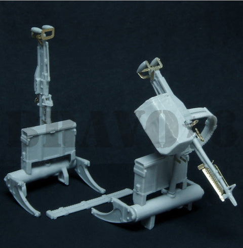 ブラボー6 35068 1/35 7.62mm M60機関銃 ヘリコプター搭載セット(M23)2丁セット)