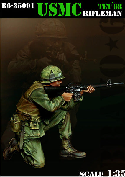 ブラボー6 35091 1/35 アメリカ海兵隊 小銃手 テト攻勢'68