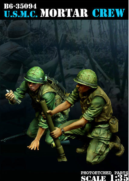 ブラボー6 35094 1/35 アメリカ海兵隊 M19迫撃砲チーム(2体セット)