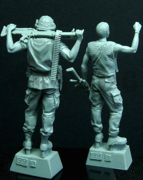 ブラボー6 35099 1/35 アメリカ 黒人兵セット「ブラックパワー」(2体セット)